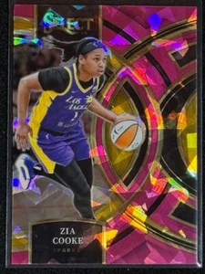 Zia Cooke - 2024 Select WNBA Premier Pink Cracked Ice Prizm #187 SPARKS - Picture 1 of 2