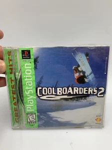 Cool Boarders 2 (Sony PlayStation 1, 1997) completo en caja etiqueta negra PS1 probado - Imagen 1 de 3