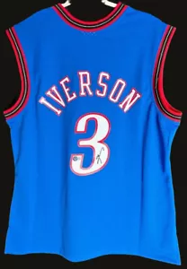 Allen Iverson Signed Mitchel & Ness Jersey 1999-00 (Beckett) - Picture 1 of 5