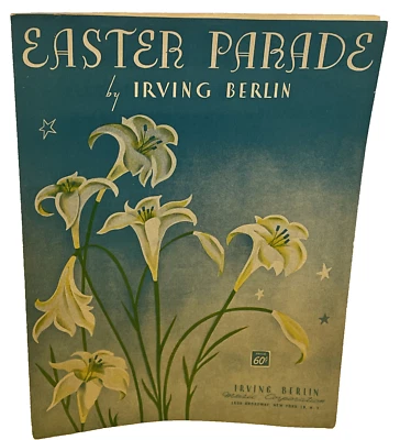 Desfile de Pascua Partituras Piano Voz Guitarra Ukelele 1933 Irving Berlín De Colección Foto 1 de 4