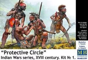 Master Box Models 35209 1/35 Protective Circle Indians XVIII Century (4) - Picture 1 of 1