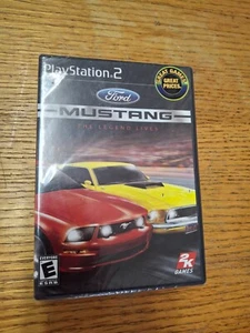 PS2 Ford Mustang The Legend Lives PlayStation 2 Video Game vtg Sealed! - Picture 1 of 2