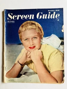 Vtg Screen Guide Movie Magazine Oct 1946 Cary Grant Shirley Temple Gary Cooper - Picture 1 of 7