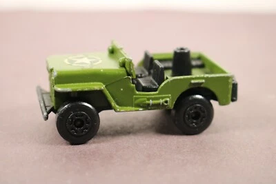Vintage Matchbox Lesney Superfast No. 38 Military Jeep England LQQK - Image 1 of 4