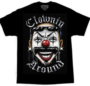 DGA T Shirt Homies Clown Prince Big Face Lowrider Chicano Art David Gonzales - Picture 1 of 2