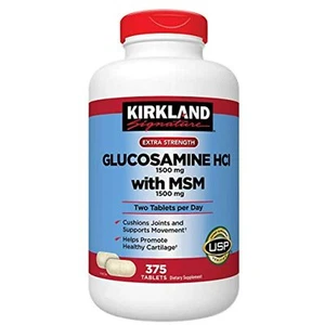 Kirkland Signature Extra Strength Glucosamine Extra Strength HCl with MSM, 375 - Picture 1 of 2