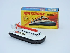 MATCHBOX SUPERFAST VINTAGE 1972-78 No.72 SRN HOVERCRAFT MINT IN NM I BOX - Picture 1 of 10