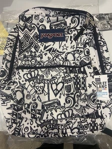 JanSport Super G, Superbreak Rucksack, Schultasche, Doodle, 25L (Limited Edition) - Bild 1 von 7
