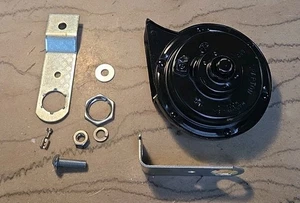 619051 TRW Replacement Sparton 12V Snail Car Horn Low Tone Pitch Electric Black - Picture 1 of 4