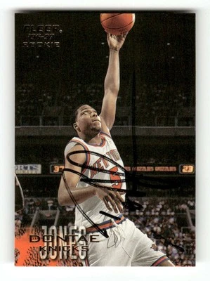 1996-97 Fleer 226 Dontae Jones RC signed auto autograph 03 BXCP37 - Image 1 of 2