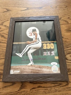 Foto firmada por Joe Niekro 8x10 enmarcada lanzador JSA Houston Astros MLB Cooperstown Foto 1 de 4