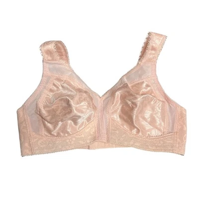 Playtex Bra 18 Hour 4693 Original Comfort Strap NO WIRE Bra 36B Blush Pink - Image 1 of 4