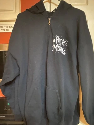 Rick and Morty Sudadera con Cremallera y Sudadera con Capucha Talla 2XL Adulto Natación Cartoon Network Foto 1 de 4