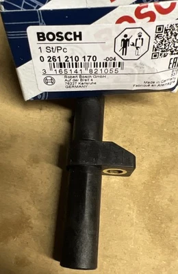 Sensor de posición del cigüeñal Bosch OEM 0261210170 / 0031532728 para Mercedes-Benz Foto 1 de 3