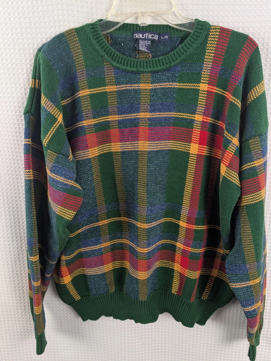 Nautica 100% Cotton 90s Crewneck Sweaters for Men for sale | eBay