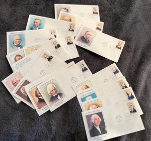 Sobres 26 Presidentes de los Estados Unidos Primer Día Edición Sin Dirección - Imagen 1 de 4