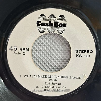 BLACK SABBATH /CHANGES /SLADE /I WON'T LET IT �APPEN AGEN THAILAND EP 45 THAI - Image 1 of 4