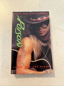 Poison Every Rose Has It's Thorn b/w Livin' For The Minute Cassette Tape - Foto 1 di 6