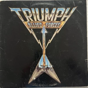 TRIUMPH Allied Forces 1981 LP Hard Rock Vinyl LP RCA-3902 - Picture 1 of 5