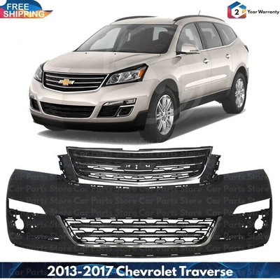 Front Bumper Cover Fascia & Grille Assembly For 2013-2017 Chevrolet Traverse Foto 1 de 4