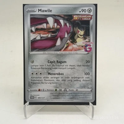 Pokemon TCG Indonesia Mawile Gramedia Stamp Promo 085/S-P Raro - Imagen 1 de 4