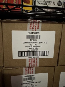 Magic the Gathering Final Fantasy COMMANDER DECK CASE 4x set display - Picture 1 of 1