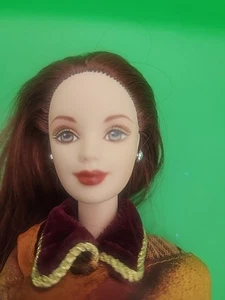 BARBIE Doll & Clothes Autumn Paris Velvet pencil skirt Beret Plaid Jacket 1991 - Picture 1 of 9