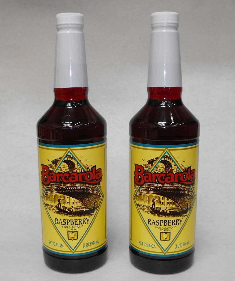 (2 Pack) Gourmet RASPBERRY SYRUP 32oz. Coffee Drink & Italian Soda Flavor - Image 1 of 1