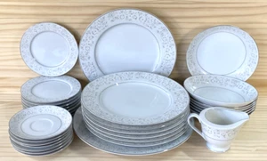 Parklane Fine China Plates 5563 Japan Saucer Creamer Dinner MIXED SET LOT of 31 - Picture 1 of 17