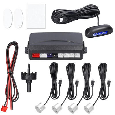 Car Parking  Rear Reversing Radars System with 4 Parking Sensors P9C8 - Image 1 of 4