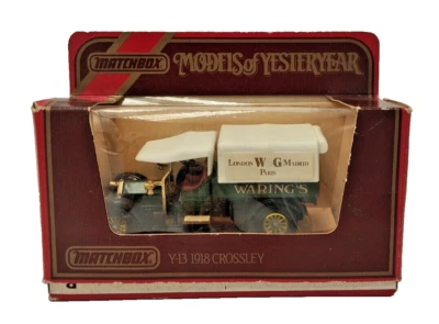 Neu OVP Matchbox Models of Yesteryear Y-13 1918 Crossley "Carlsberg" 2.Wahl * - Bild 1 von 2