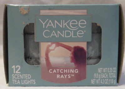 Yankee Candle 12 velas perfumadas de luz de té T/L caja rayos atrapadores Foto 1 de 3
