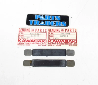 Zapatilla/guía equilibradora de manivela Kawasaki genuina nueva de stock (juego 2) KZ400 KZ400S KZ400D/A Foto 1 de 3