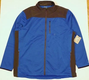 Mens NEW AE American Eagle AEO Performance Blue Track Jacket Coat Size XXXL 3XL - Picture 1 of 1