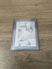 Taijuan Walker 2013 Leaf Memories Auto Rookie Black Border Printing Plate  #1/1