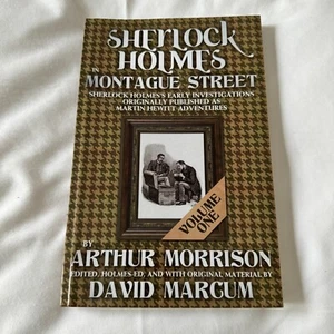 Sherlock Holmes in Montague Street Volume 1 Book Arthur Morrison - Foto 1 di 3