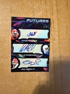 2024 Leaf Futures - Nate Frazier / Ellis Robinson / Oscar Delp - Triple Auto 5/6 - Picture 1 of 2