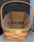 Longaberger Christmas Collection Yuletide Traditions Basket 1991 Green