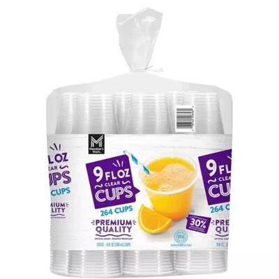 Member's Mark Clear Plastic Cups 9 oz., 264 ct. -  FREE SHIPPING - Image 1 of 4