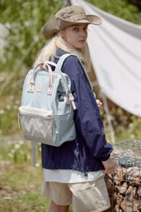 Himawari Water Resistant Canvas Backpack Bag with Side Pockets - Picture 1 of 41