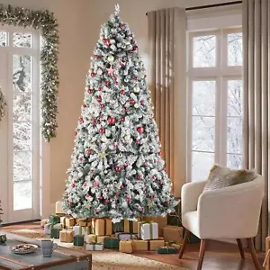9ft 2094 Branch Automatic Tree 900 Lights Warm Color 8 Modes with Remote Control - Picture 1 of 9