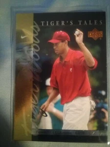 Tiger Woods 2001 Upper Deck Golf Tiger's Tales tt8 Tiger is NCAA Champion - Picture 1 of 1