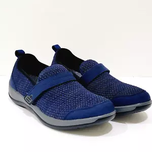 OrthoFeet Quincy Damen-Slipper Größe 8 B blau Strick orthopädische Turnschuhe 823 - Bild 1 von 11