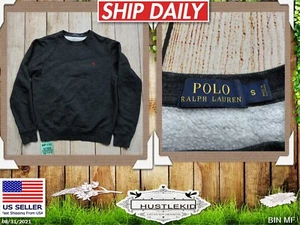 Polo Ralph Lauren Sweatshirt Youth Large Boy Small S Pony Crewneck Long Sleeveš„ - Picture 1 of 12