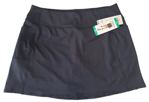 Skechers Women’s Black High Waist Side Pockets Stretch Soft Comfort Skort XL NEW - Picture 1 of 4