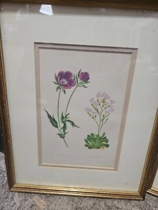 3 piece vintage flower piece Picture set. - Picture 1 of 7