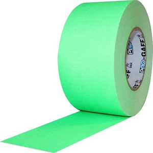 Pro Gaff Fluorescent Green Gaffers Tape 3" x 50 yard Roll (Pack of 16) - Picture 1 of 1