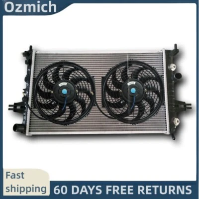 Radiator+fan for Holden Astra/Zafira TS 1.8L /2.0L AT/MT 10/1998-11/04 2001 2002 - image 1 of 4