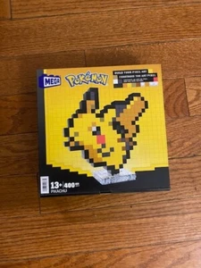 NUEVO MEGA BLOKS Pixel Art PIKACHU Kit de Juguete de Construcción - 400 piezas - Imagen 1 de 2