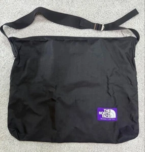 THE NORTH FACE PURPLE LABEL men's nylon shoulder bag crossbody black NEW - Picture 1 of 4